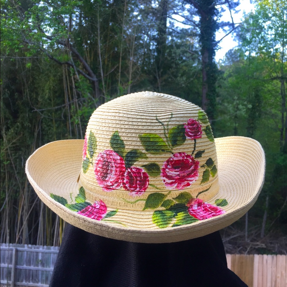 Hand painted bucket hat